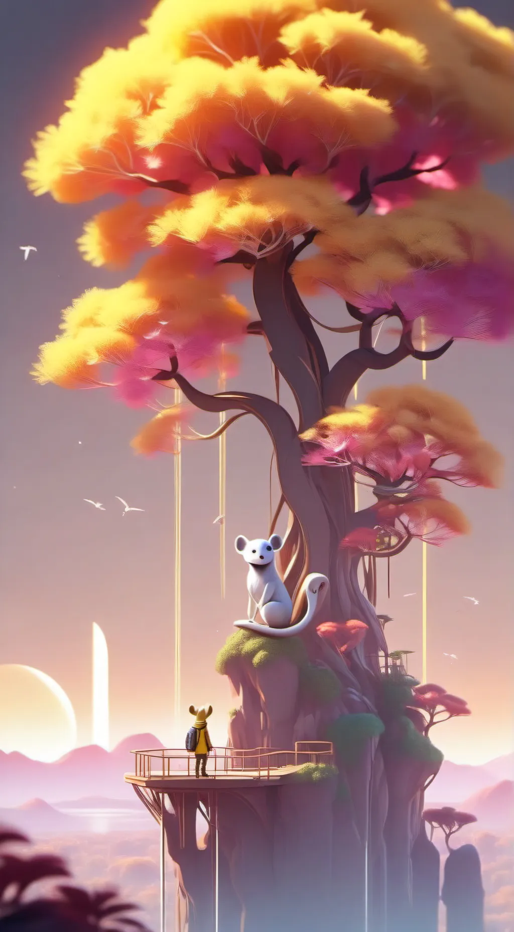 ai character: Earth background