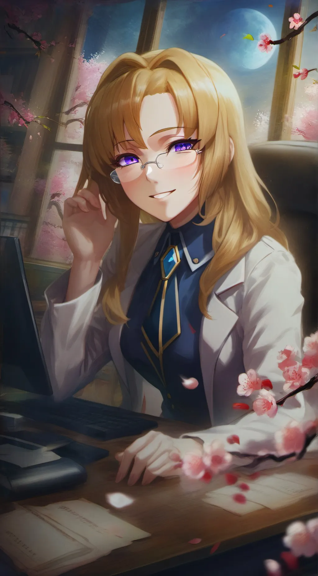ai character: Mizuki background