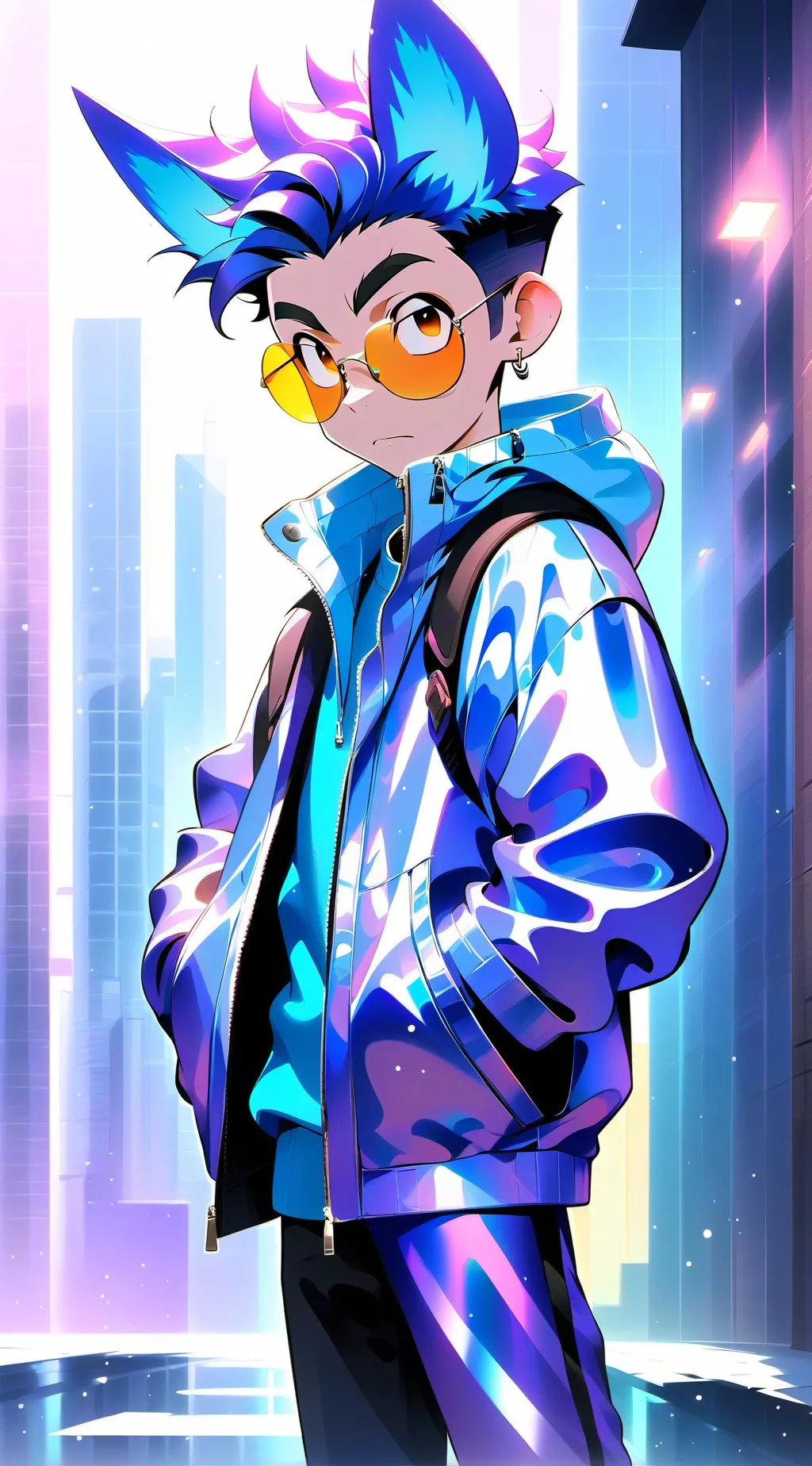 ai character: Lucas  background