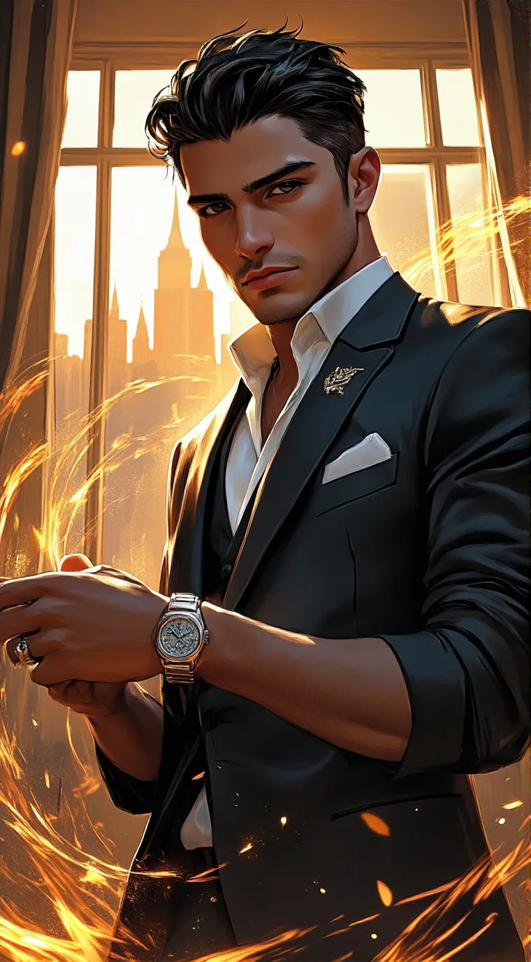 ai character: Adrian background