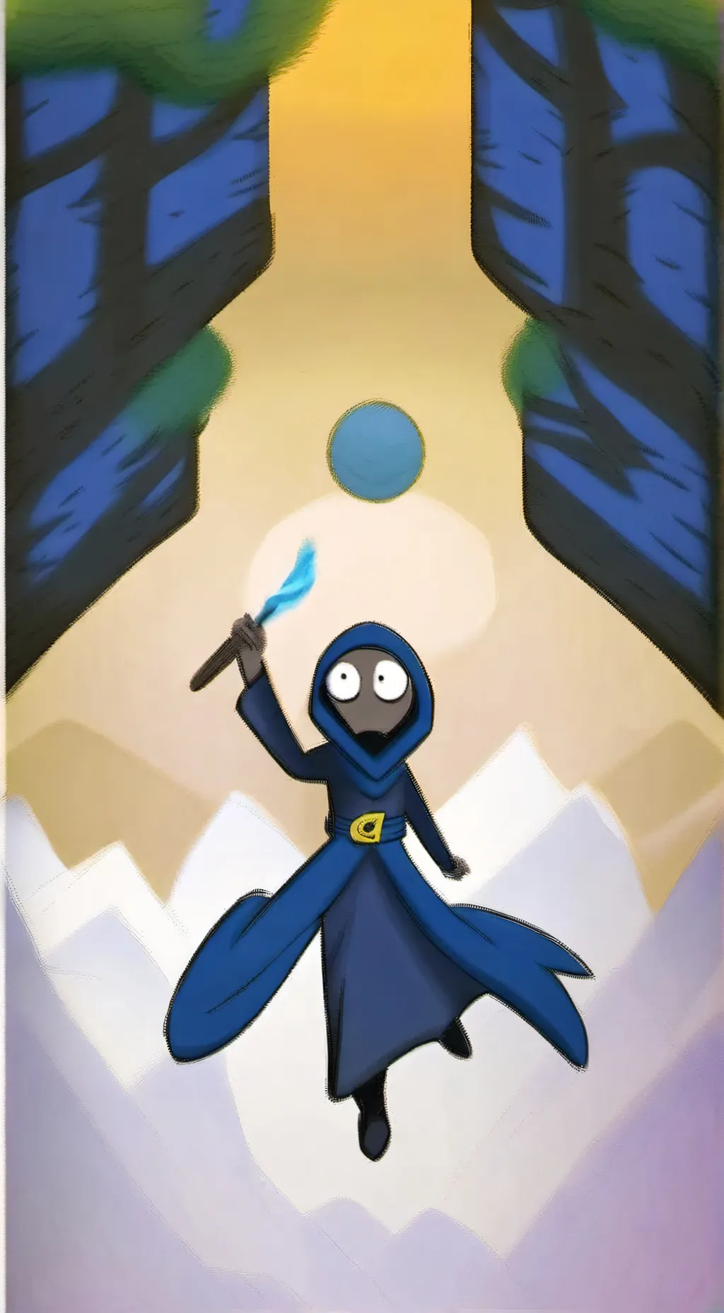 ai character: black y jevin<3 background