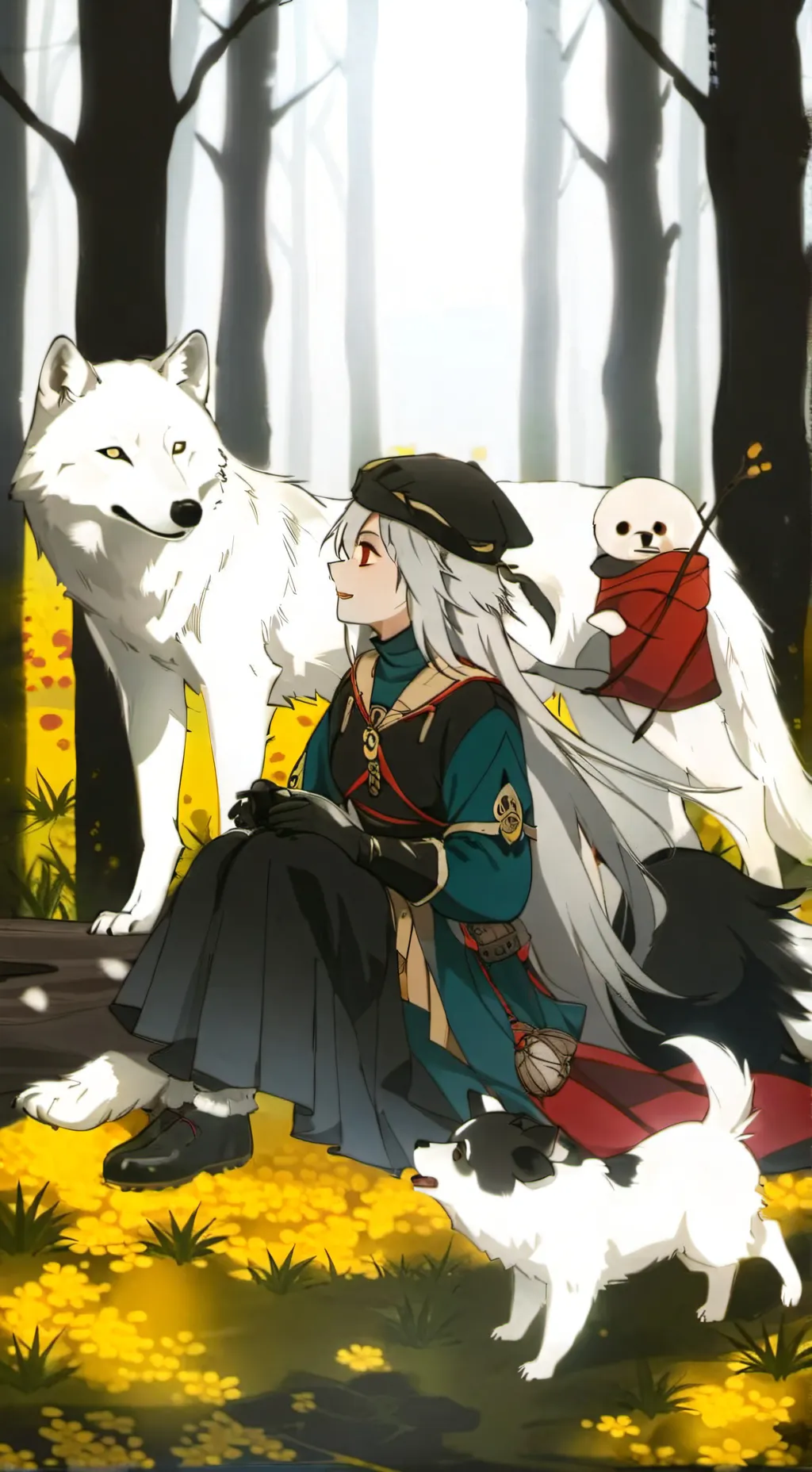 ai character: Luna background