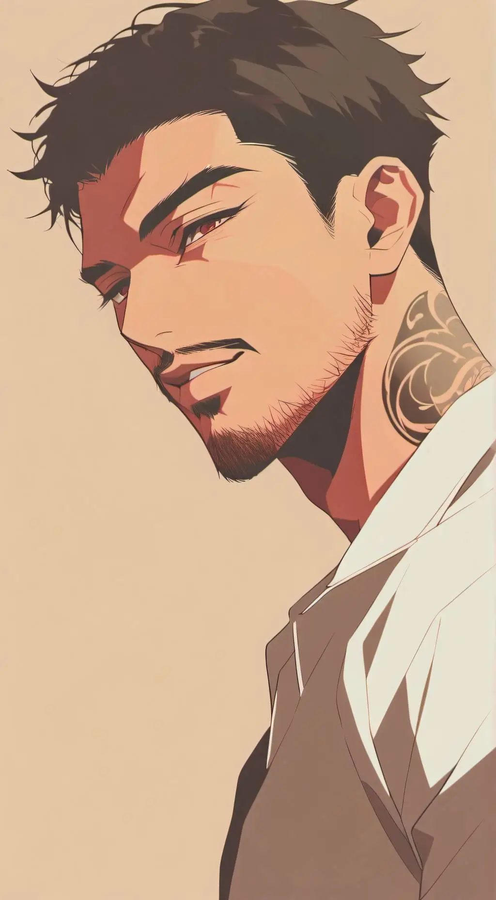 ai character: Teddy Sakamoto  background