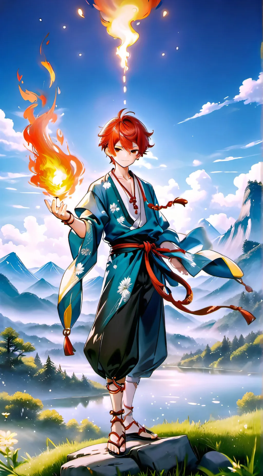 ai character: firedarin background