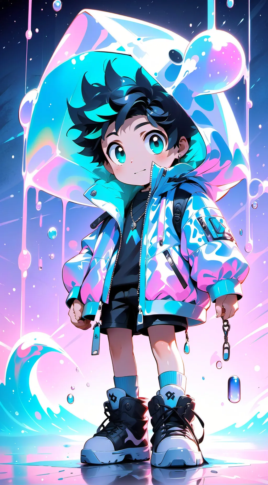 ai character: bakugo background