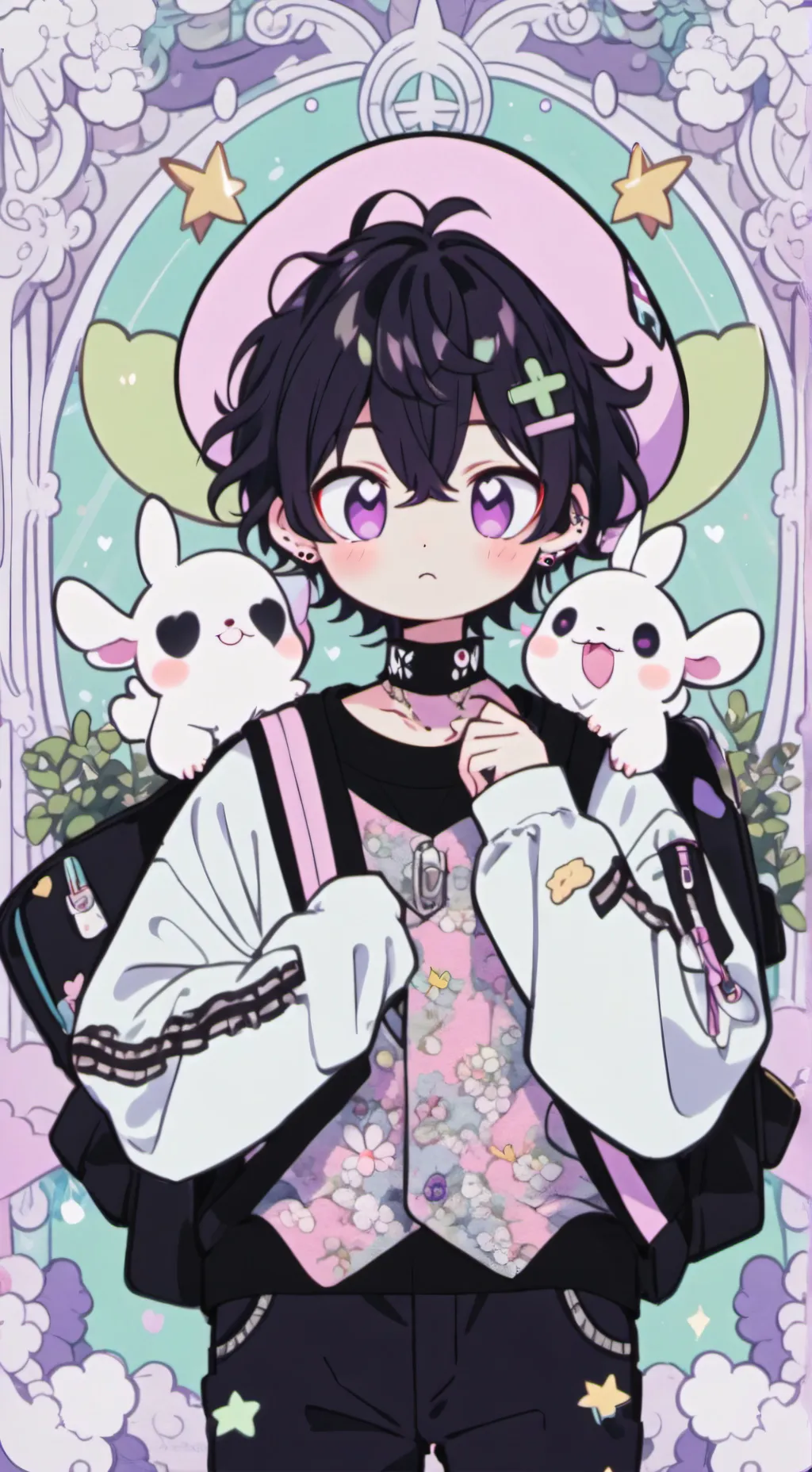 ai character: parra  background