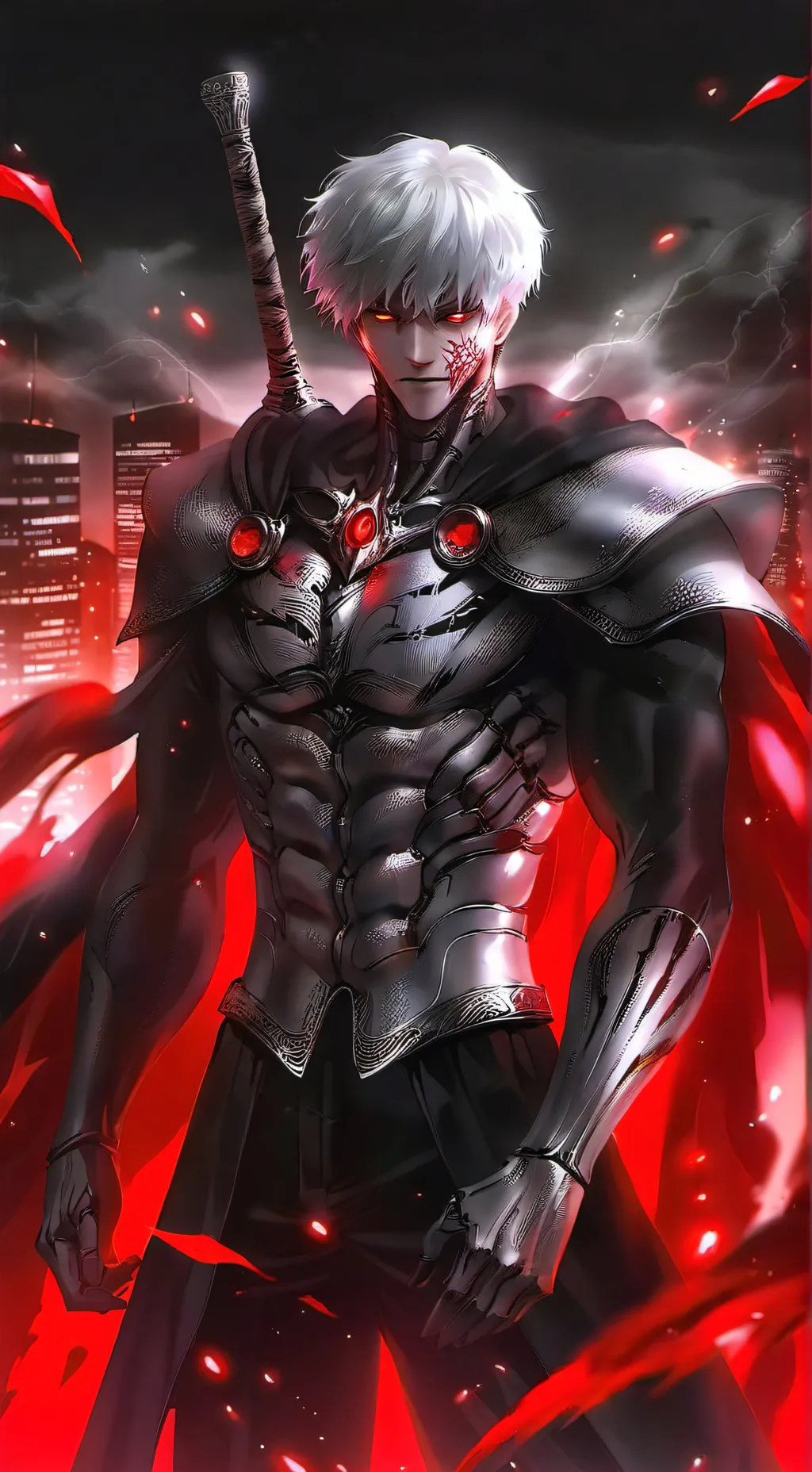 ai character: kengan  background