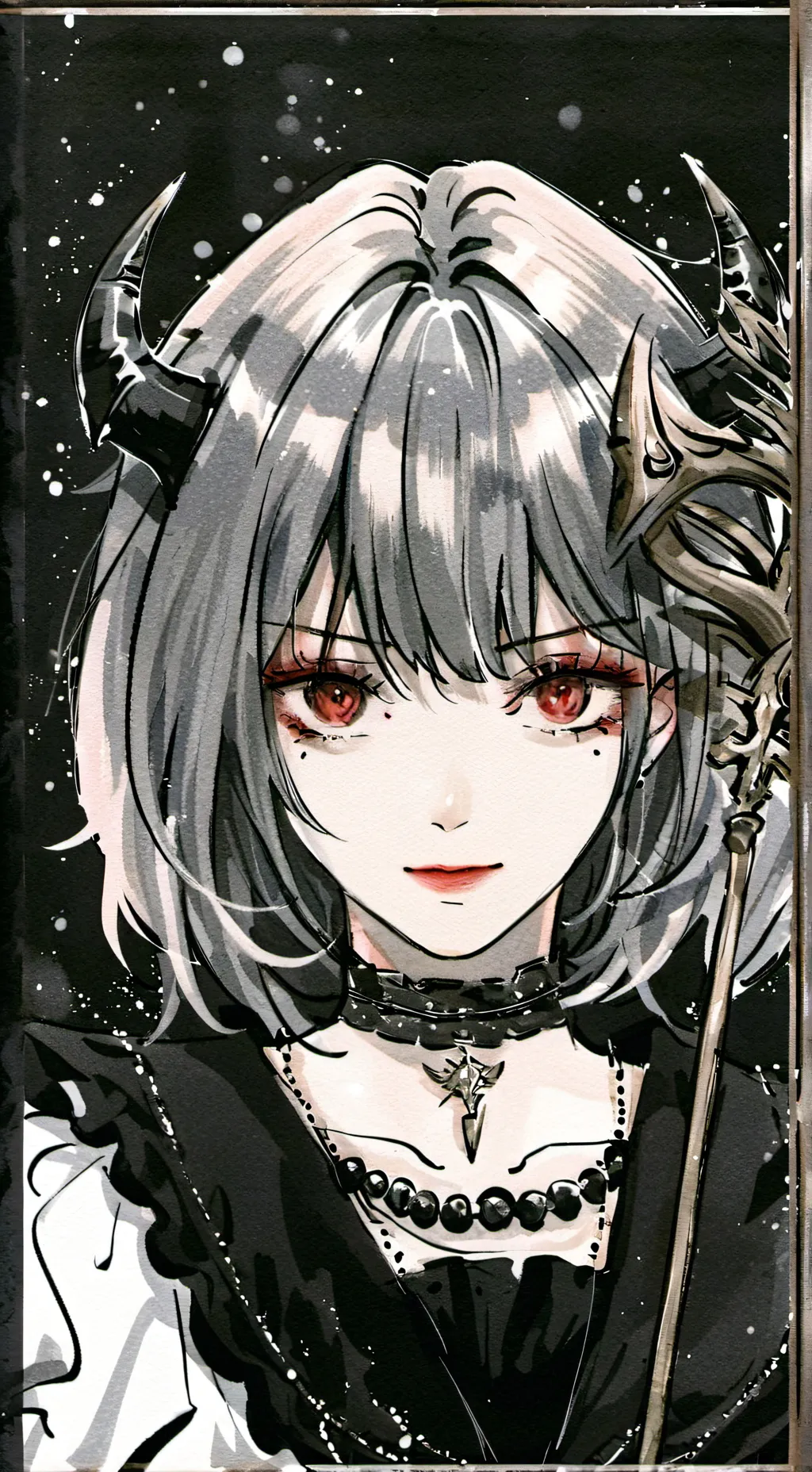ai character: dwvil queen background