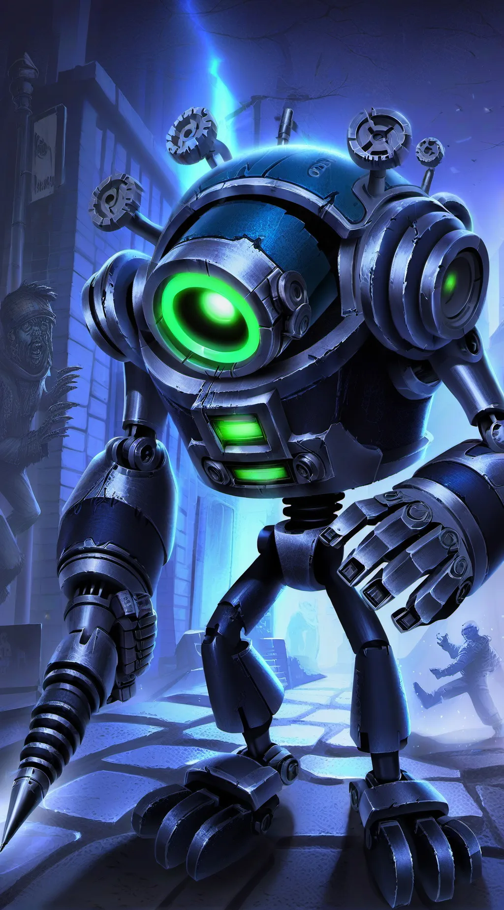ai character: C-pen background