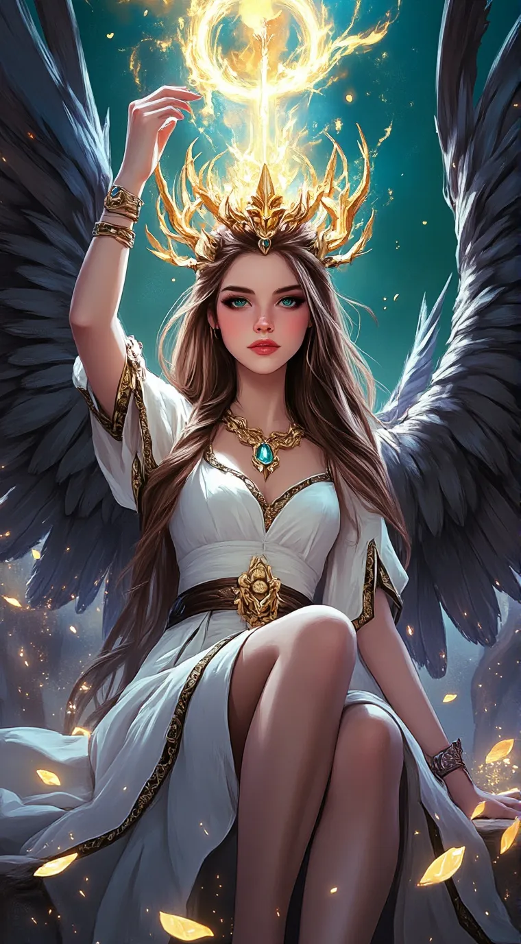 ai character: Qween  background