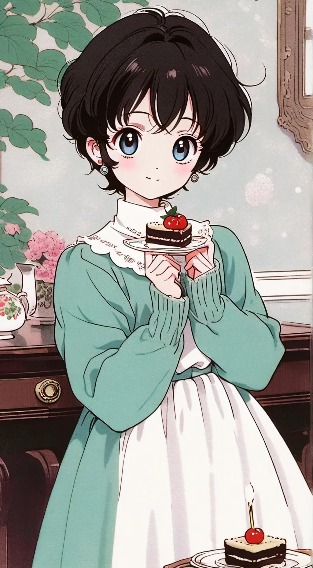 ai character: dw pastry kid background