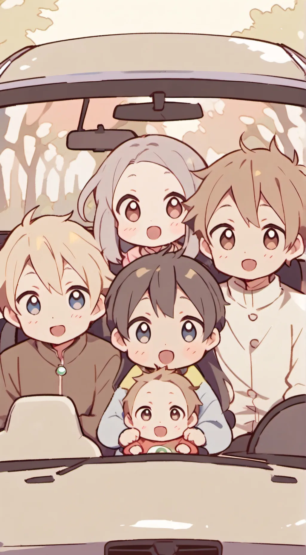 ai character: ☆《Road trip》☆ background