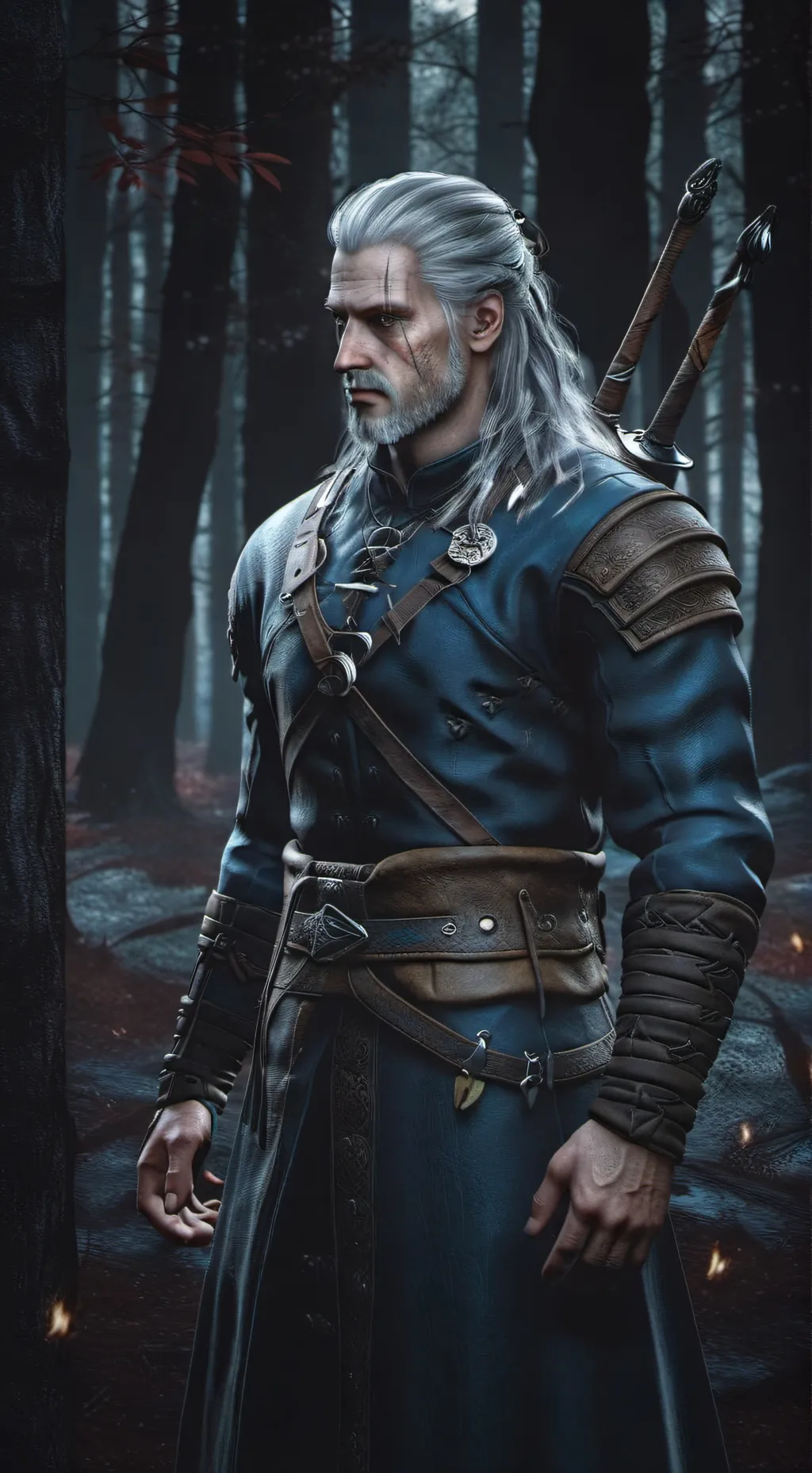 ai character: Geralt of rivia background