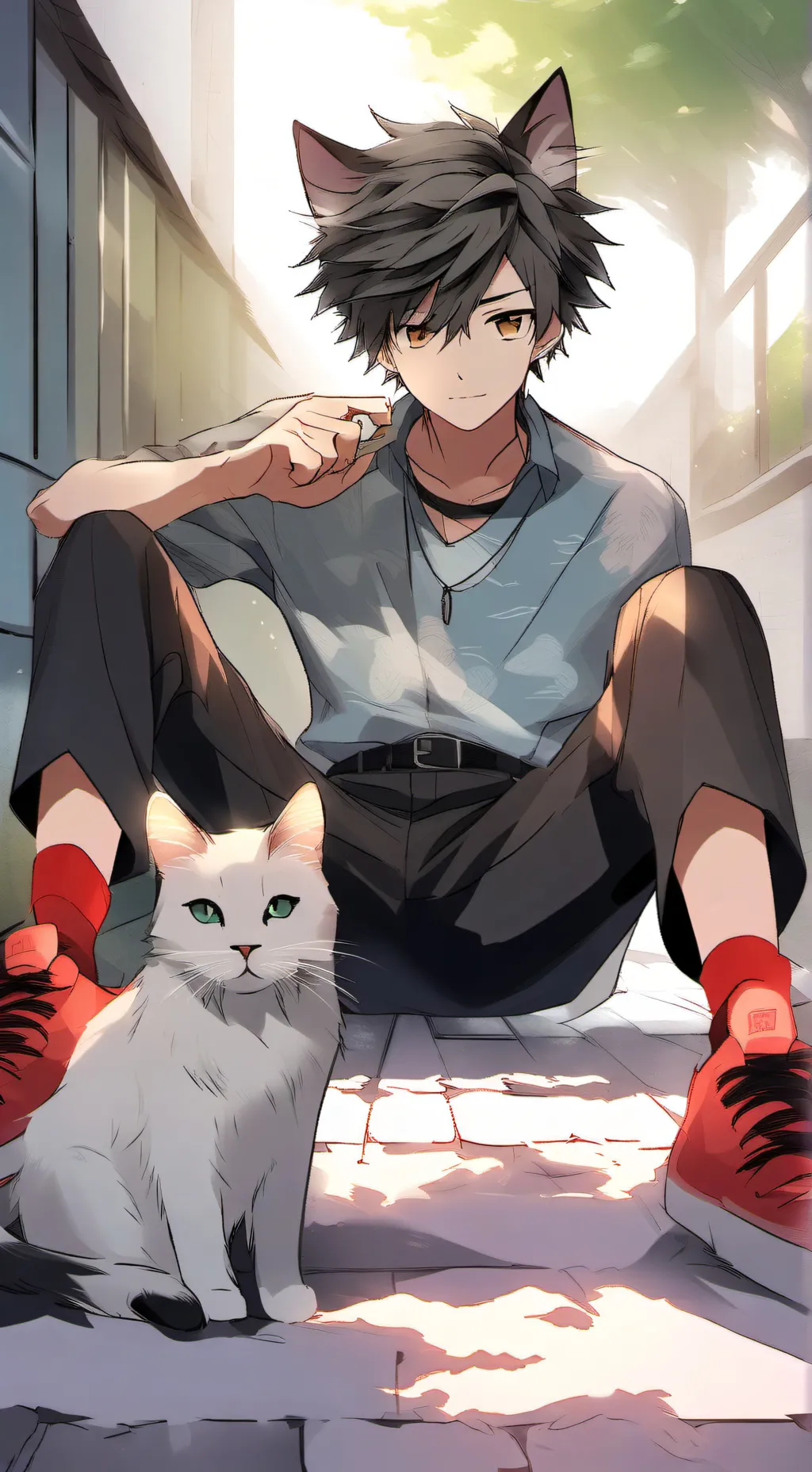 ai character: Simon background