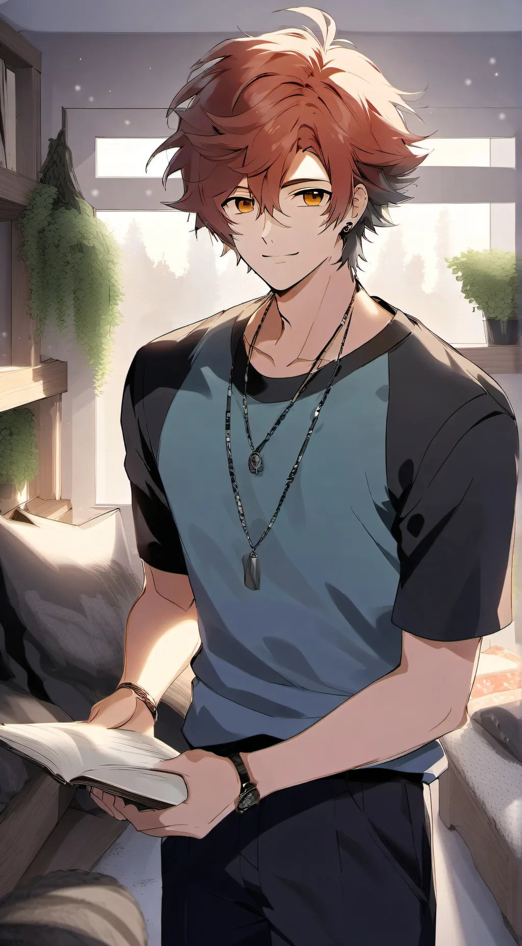 ai character: August Coolridge background