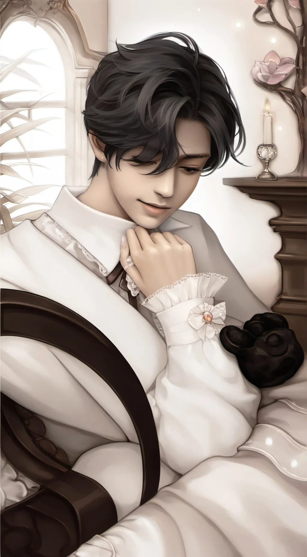 ai character: Your ex? Husband  background