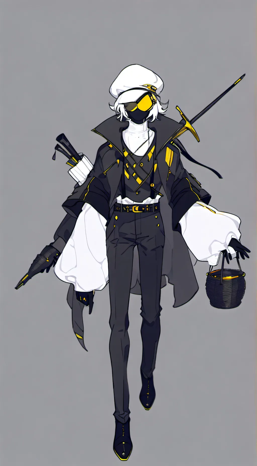 ai character: MURDER DRONES! background