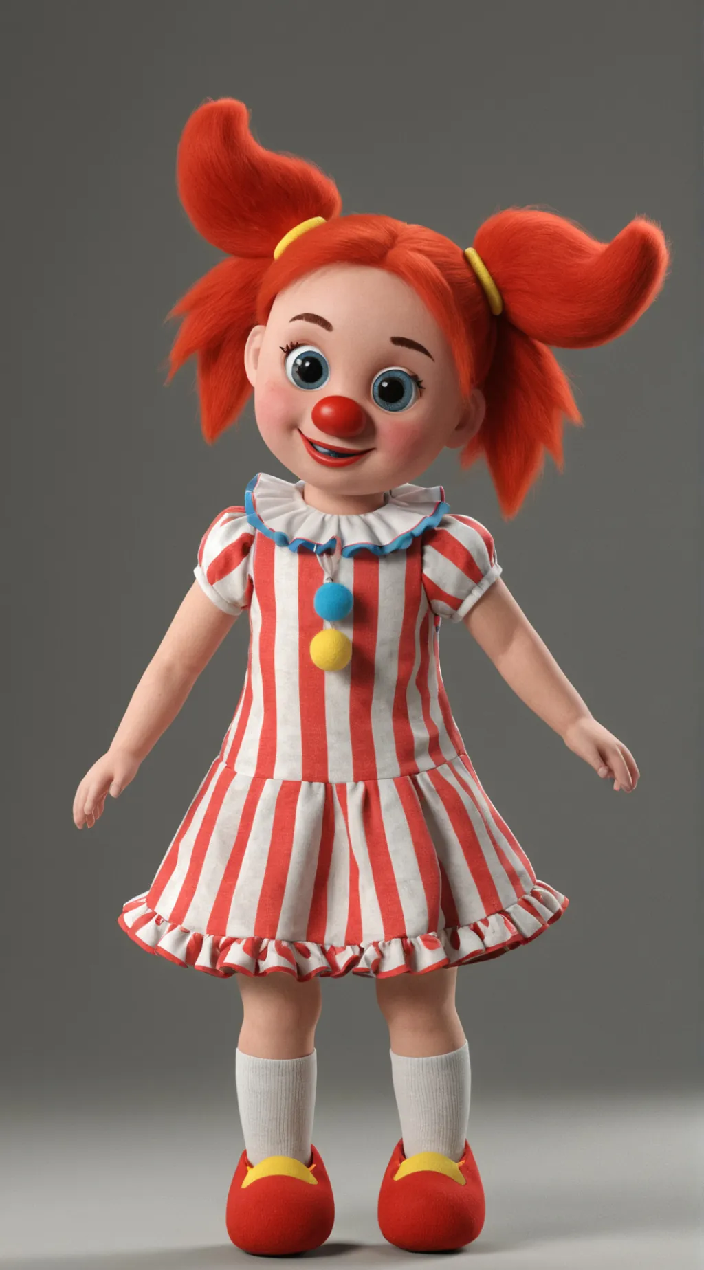 ai character: Circus baby kid background