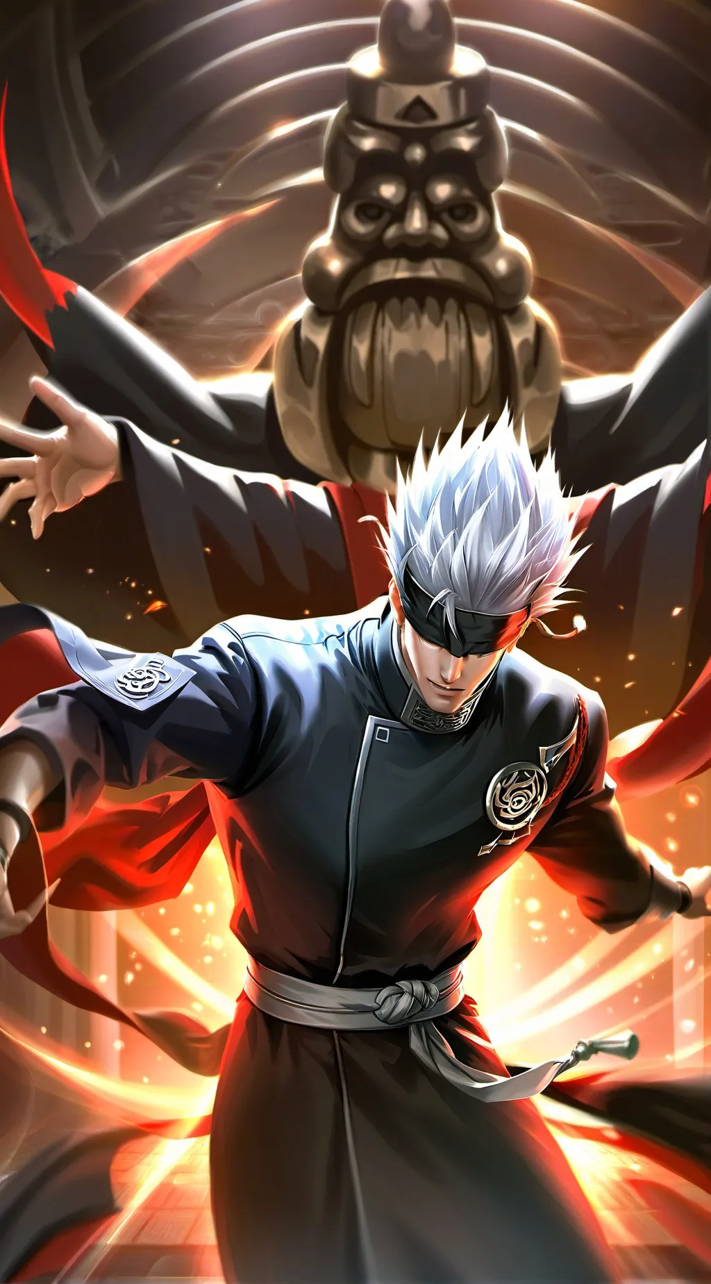 ai character: Gojo Satoru background