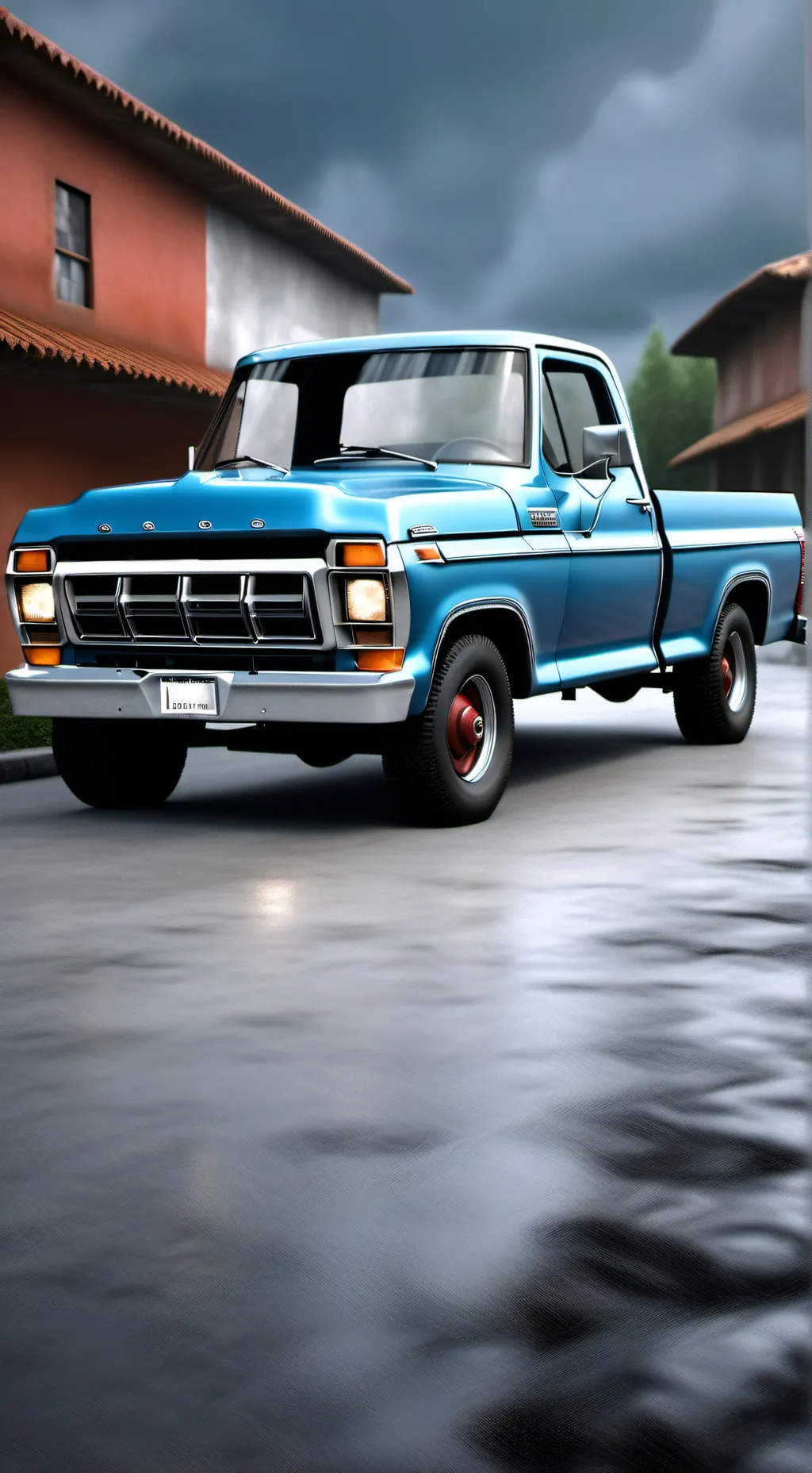ai character: Truck  background