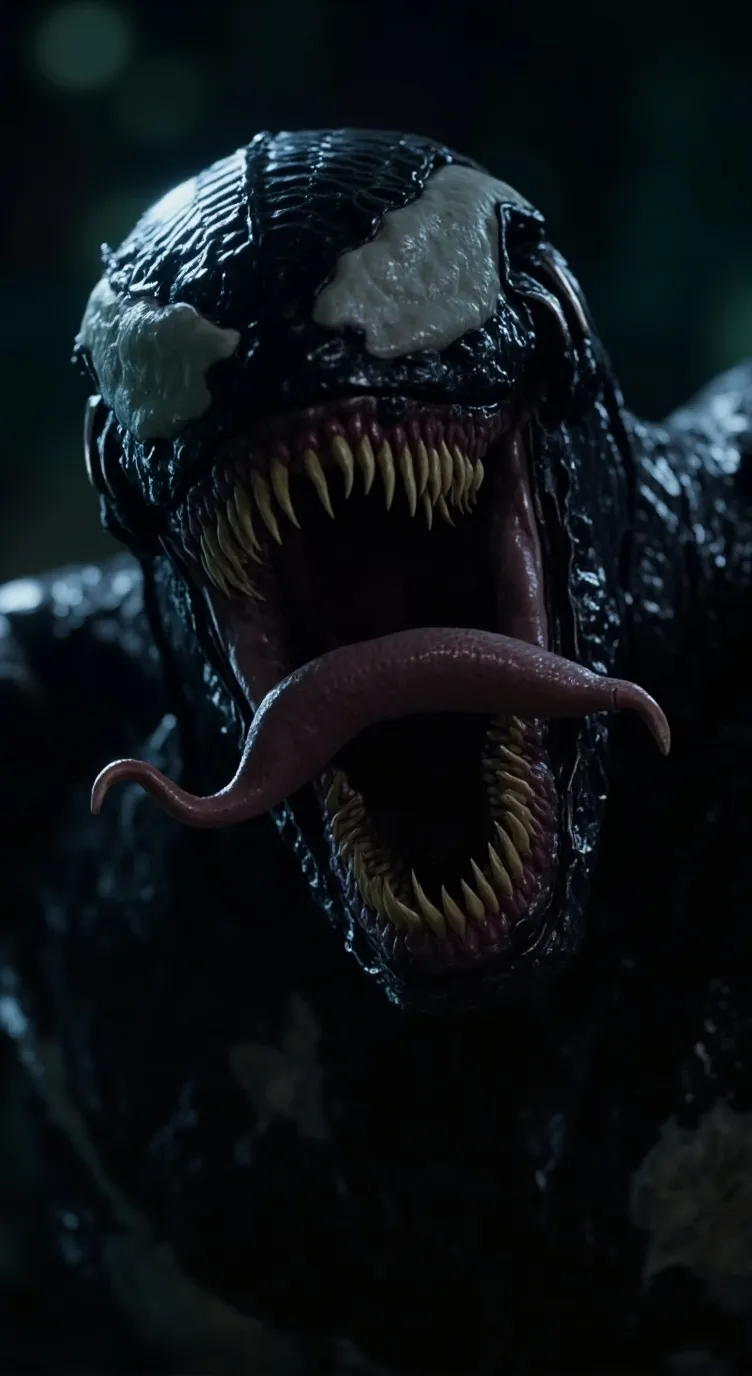 ai character: venom 👏👏 background