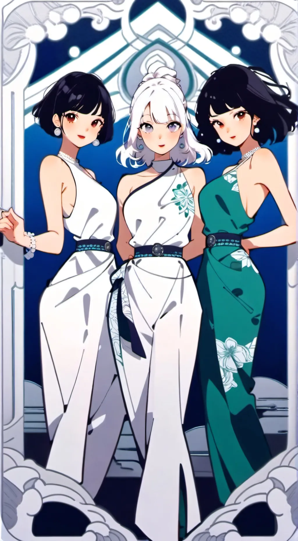 ai character: Eloaise,Lila,Helen background