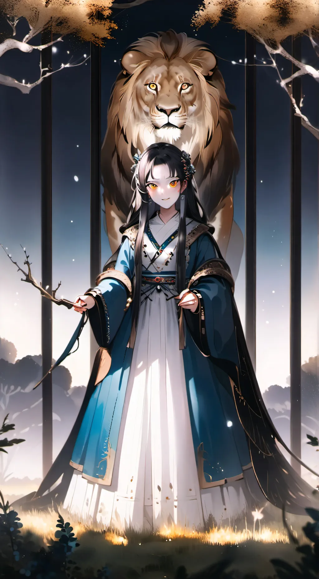 ai character: Sakura background