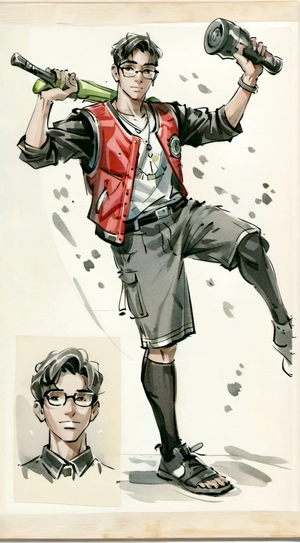 ai character: gabriel background