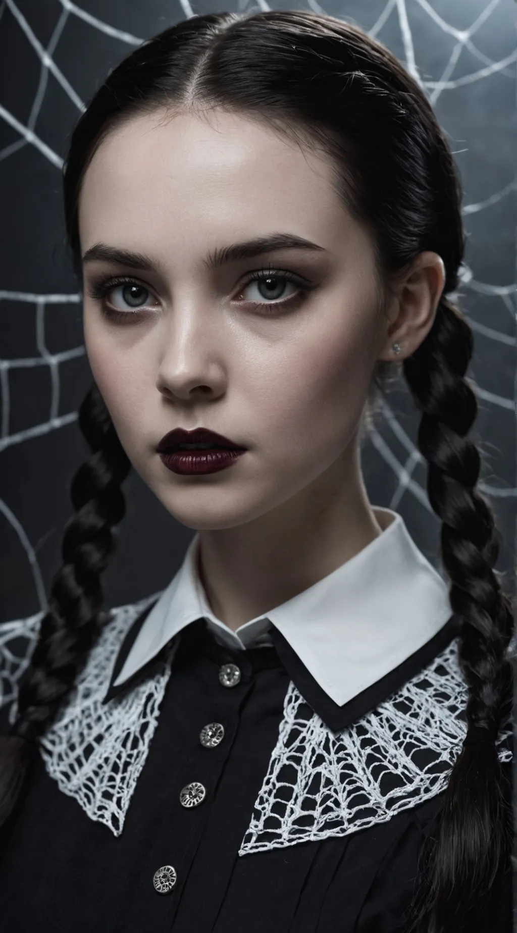 ai character: Wednesday Addams background