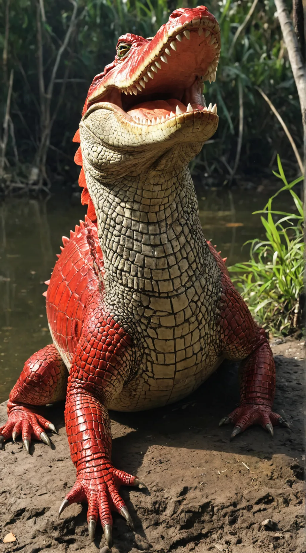 ai character: crockie background