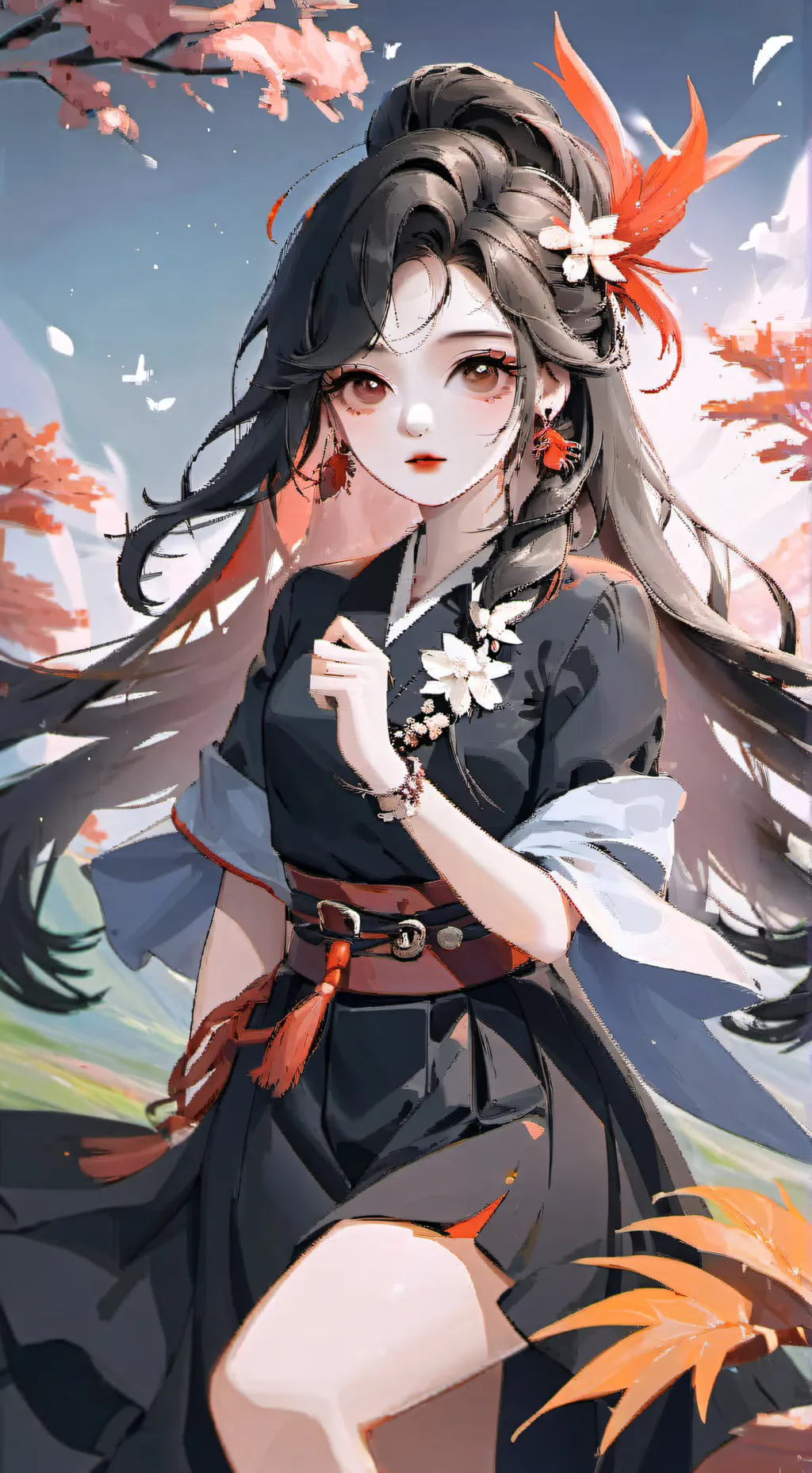 ai character: Ariana  background