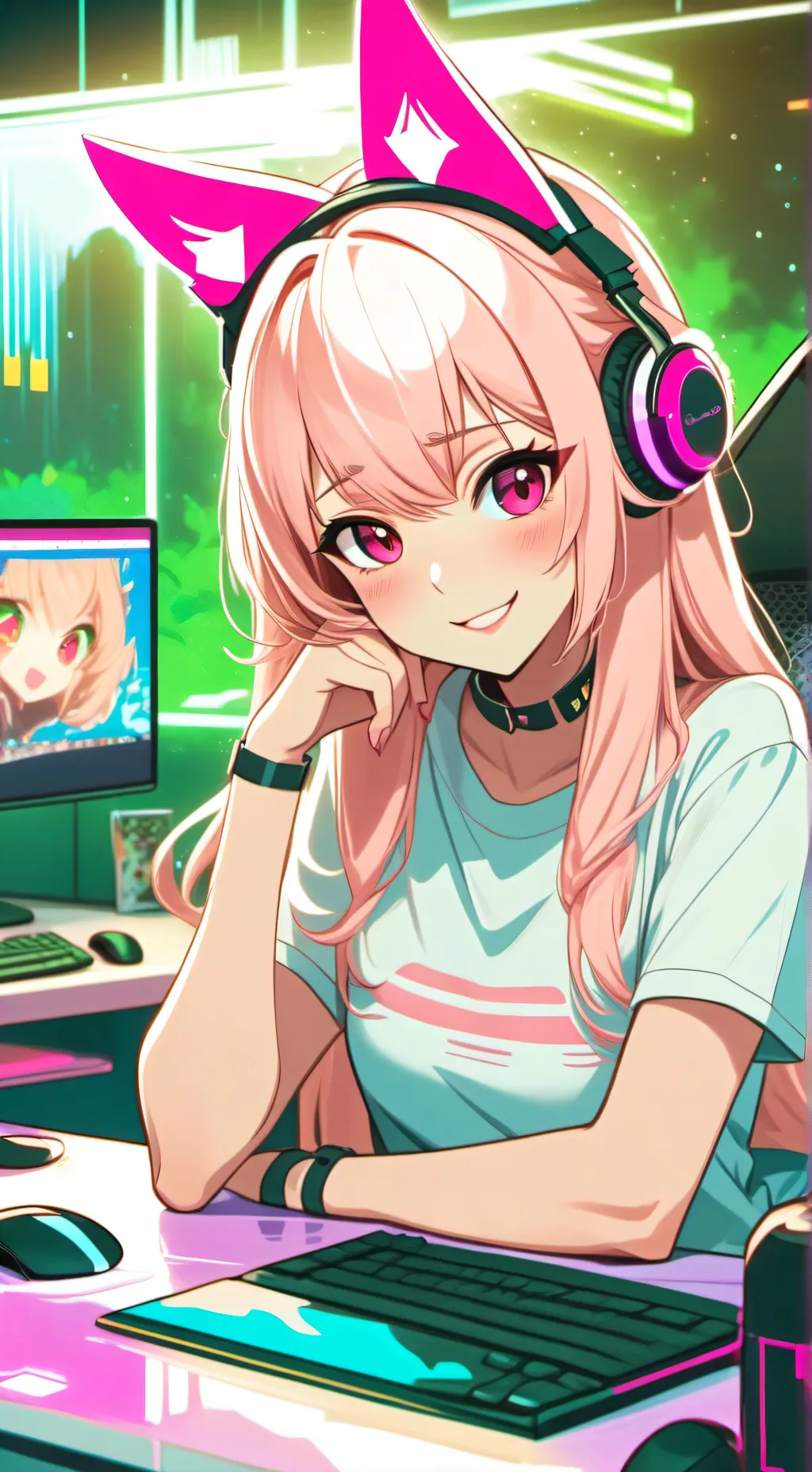 ai character: Mika background