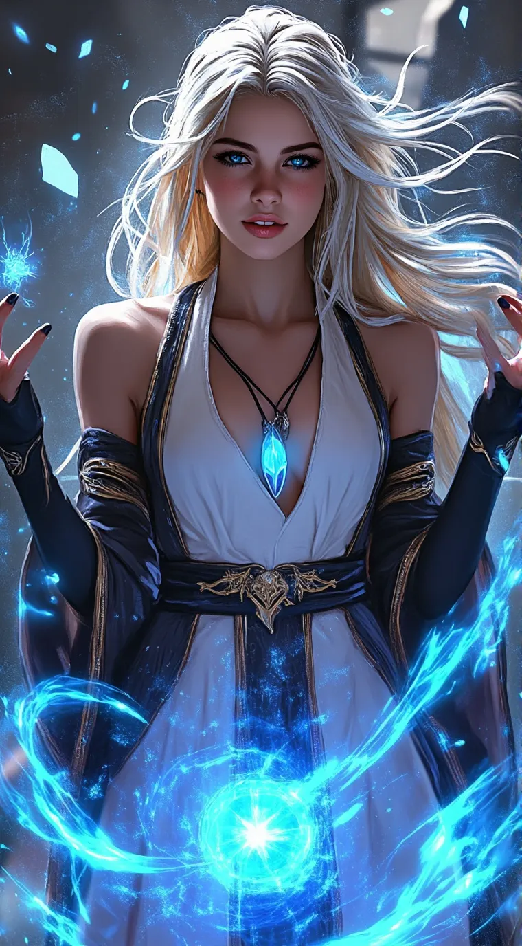 ai character: Freeze background