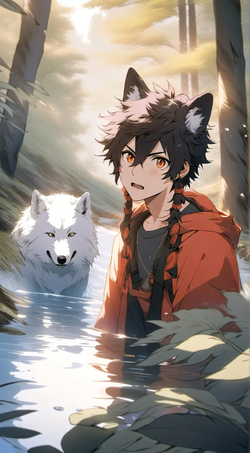 ai character: Rey lobo background