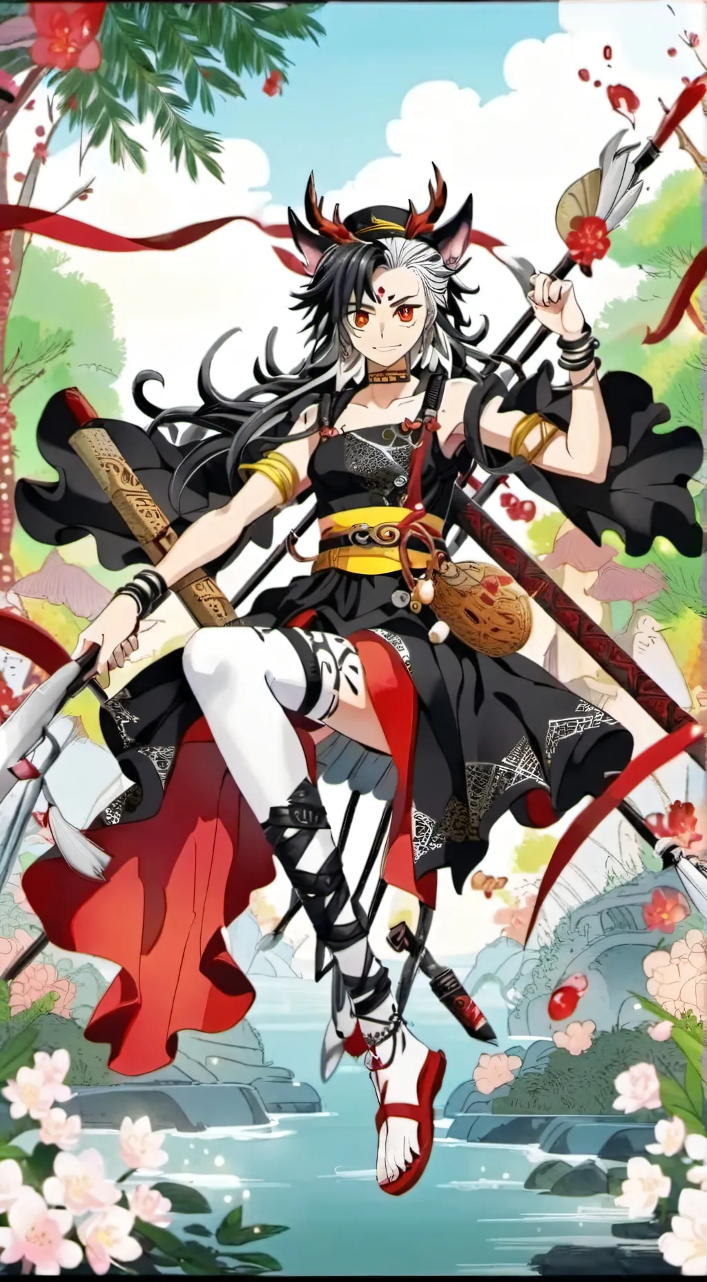 ai character: KNY (Demon slayer) background