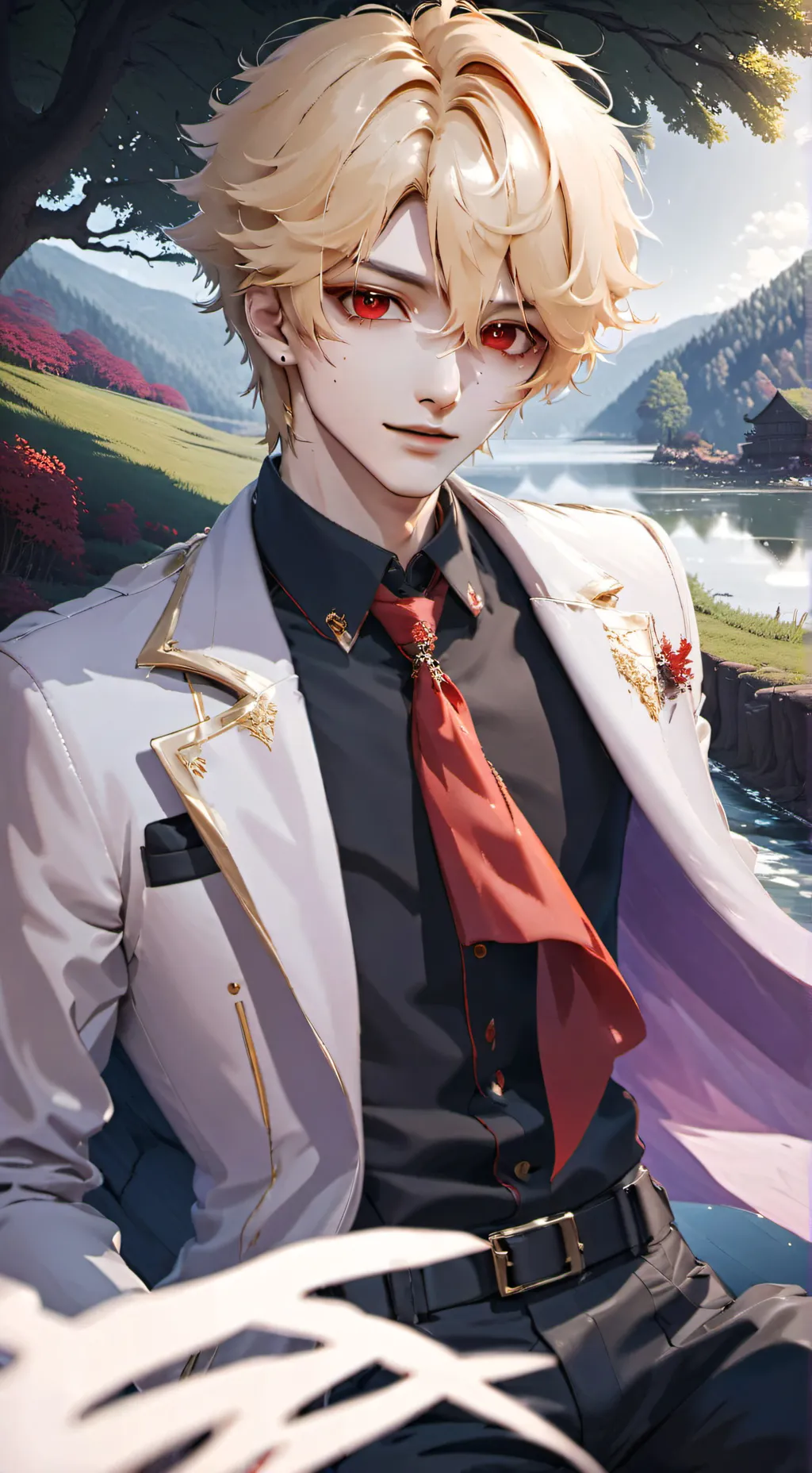 ai character: yandere katsuki  background