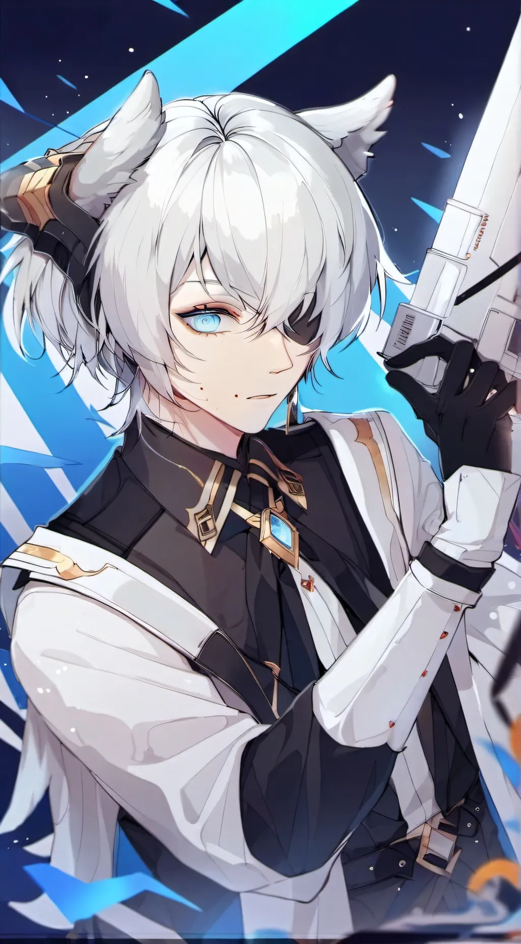 ai character: senz vtuber  background