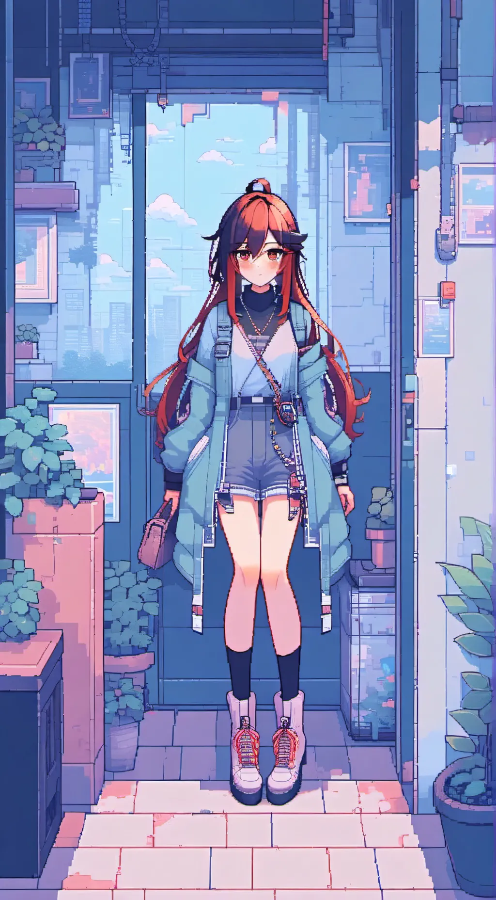 ai character: Aura GX background