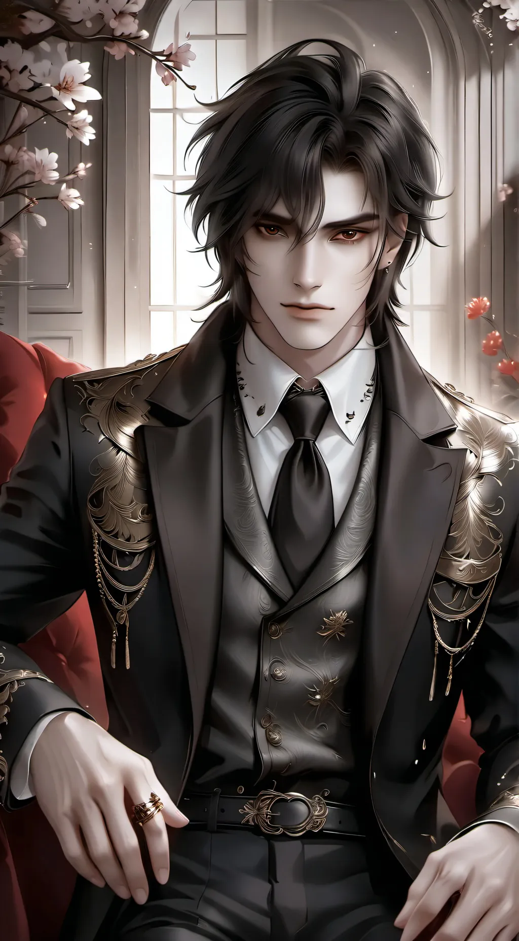 ai character: Damián  background