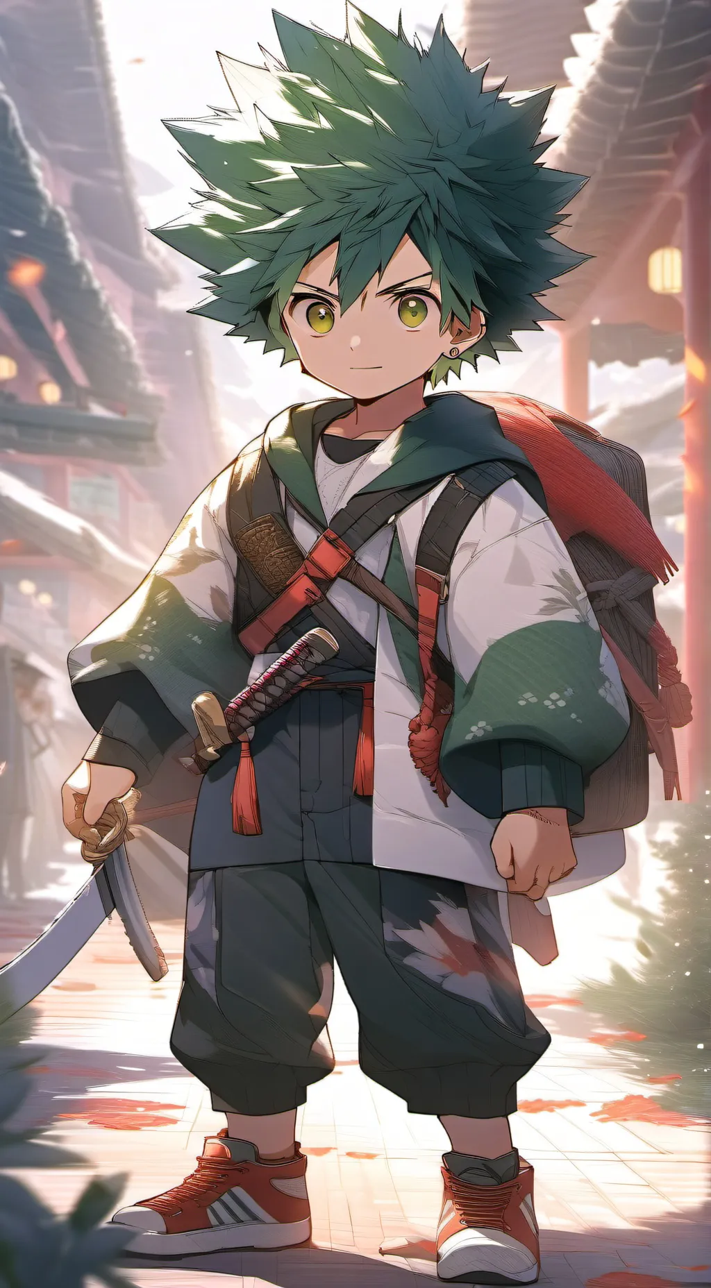 ai character: bakudeku  background
