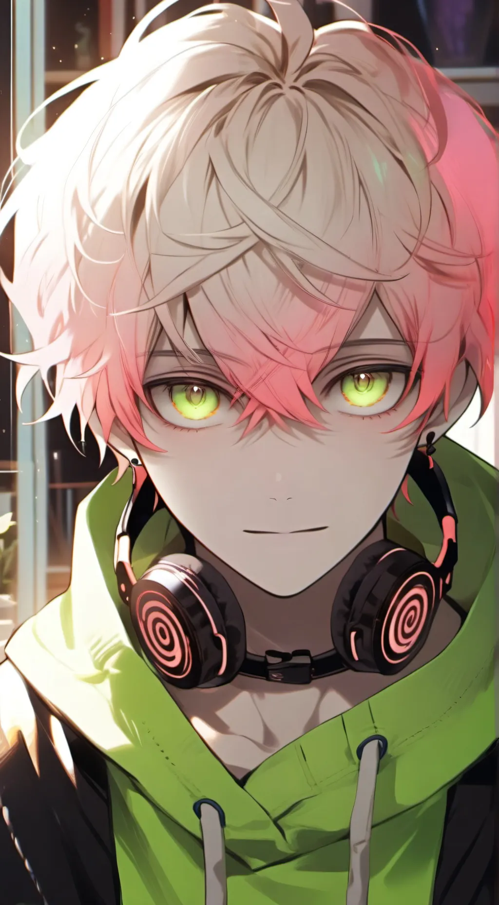 ai character: Lucian Greenbloom background
