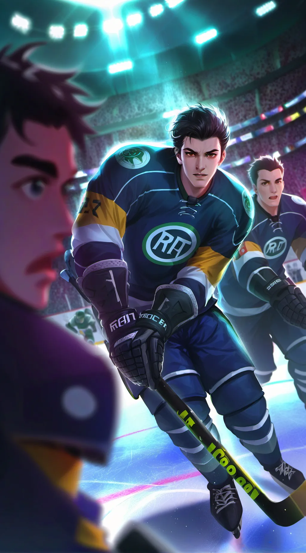 ai character: hockey boys background