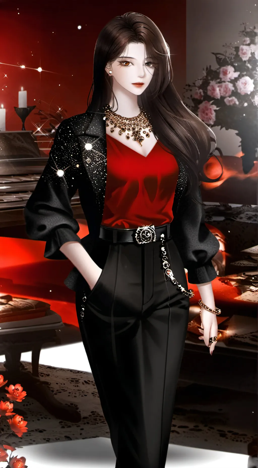 ai character: Vanessa  background