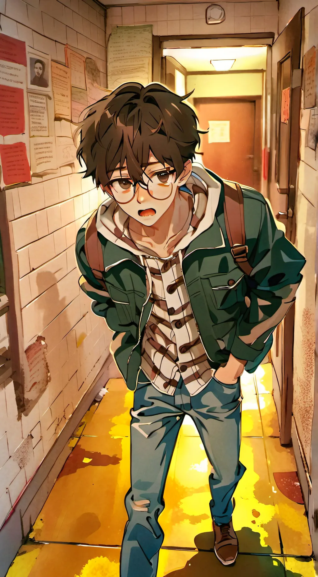 ai character: Damien  background