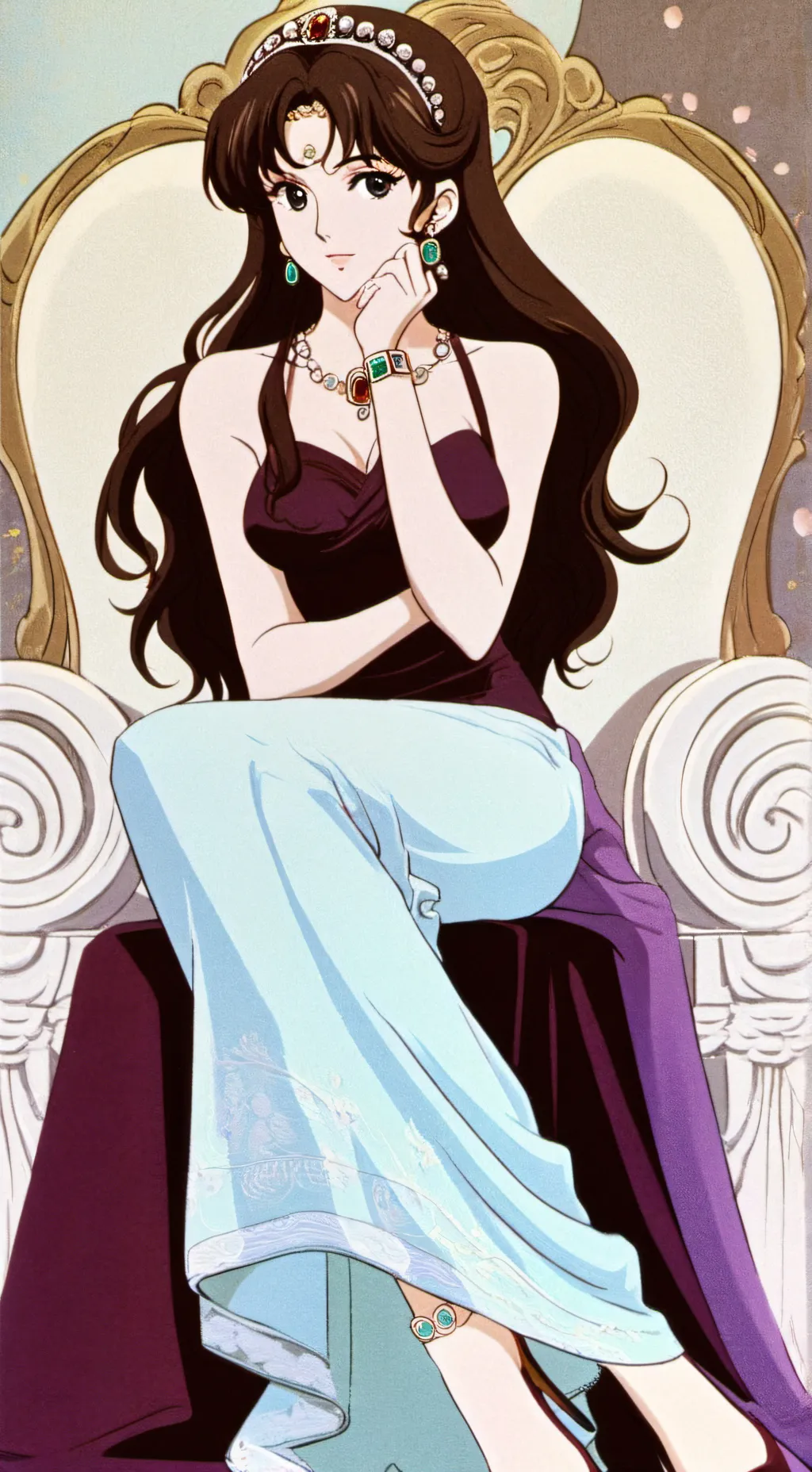 ai character: Heiress Serene background