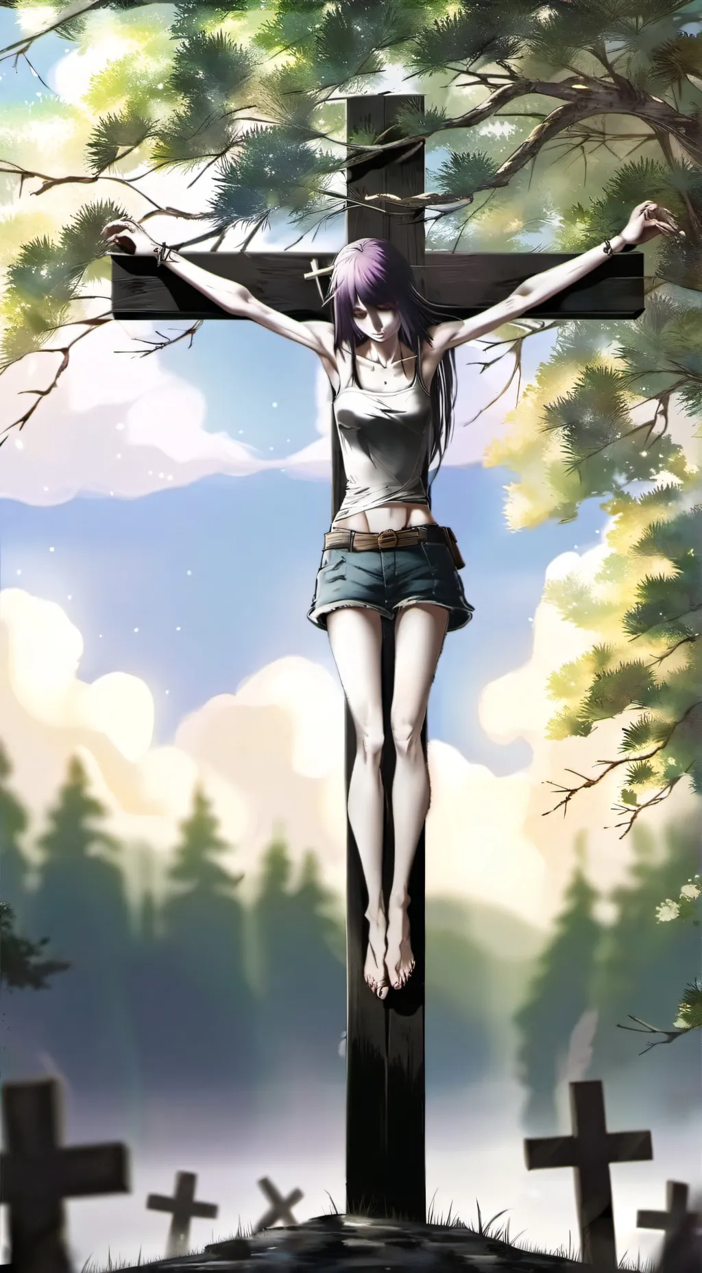 ai character: Dying Girl background