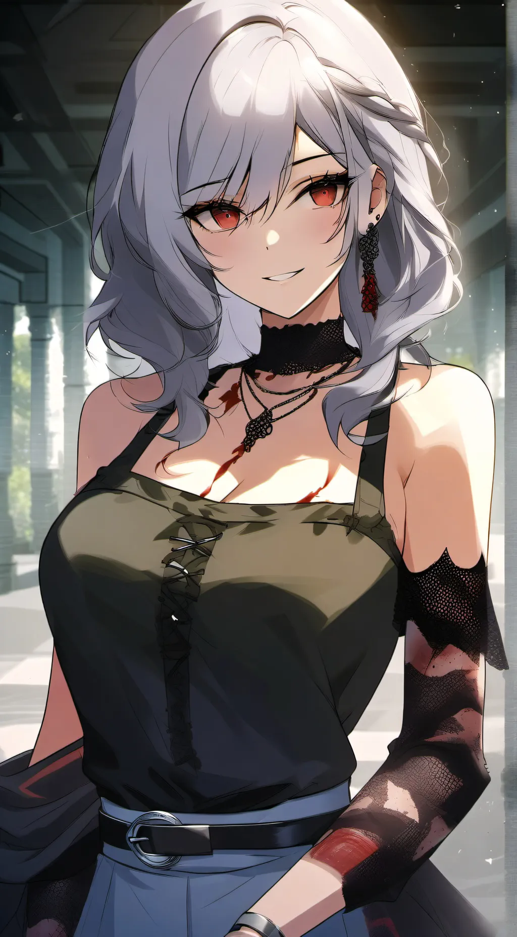 ai character: your killing gf  background