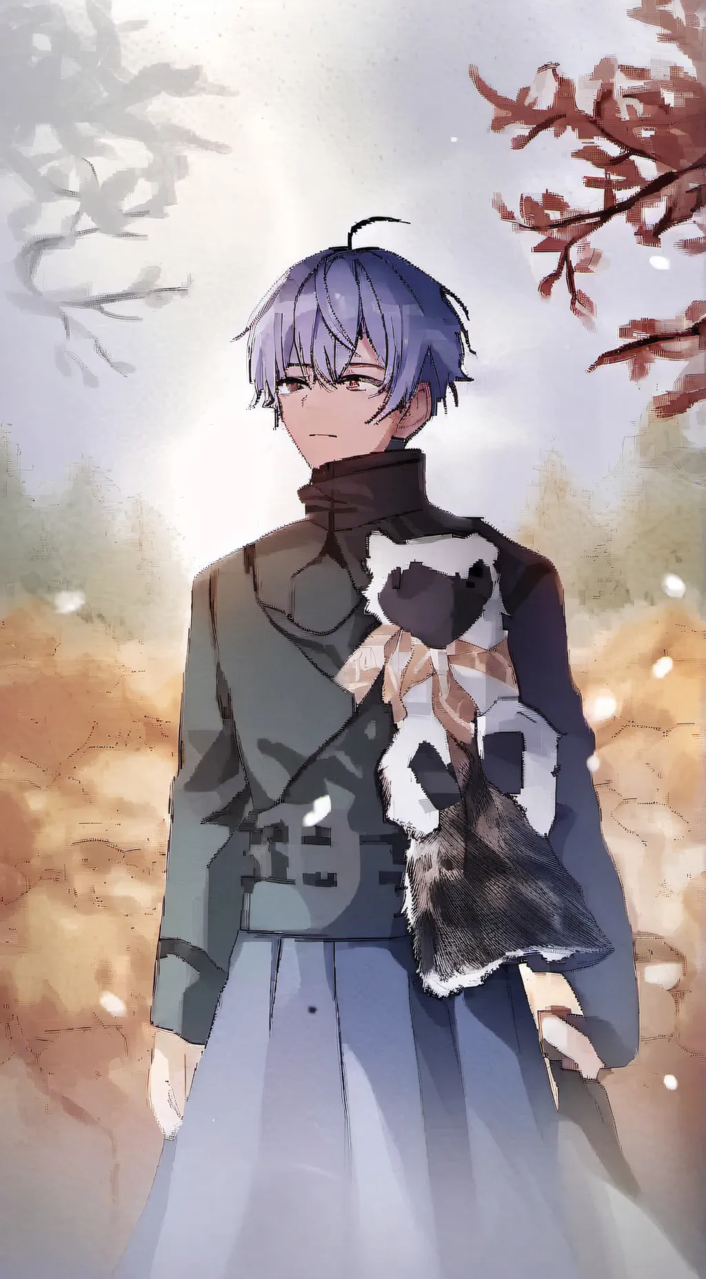 ai character: oi olá meus amore background