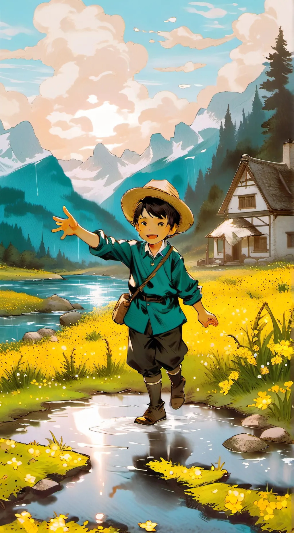 ai character: unknown boy background