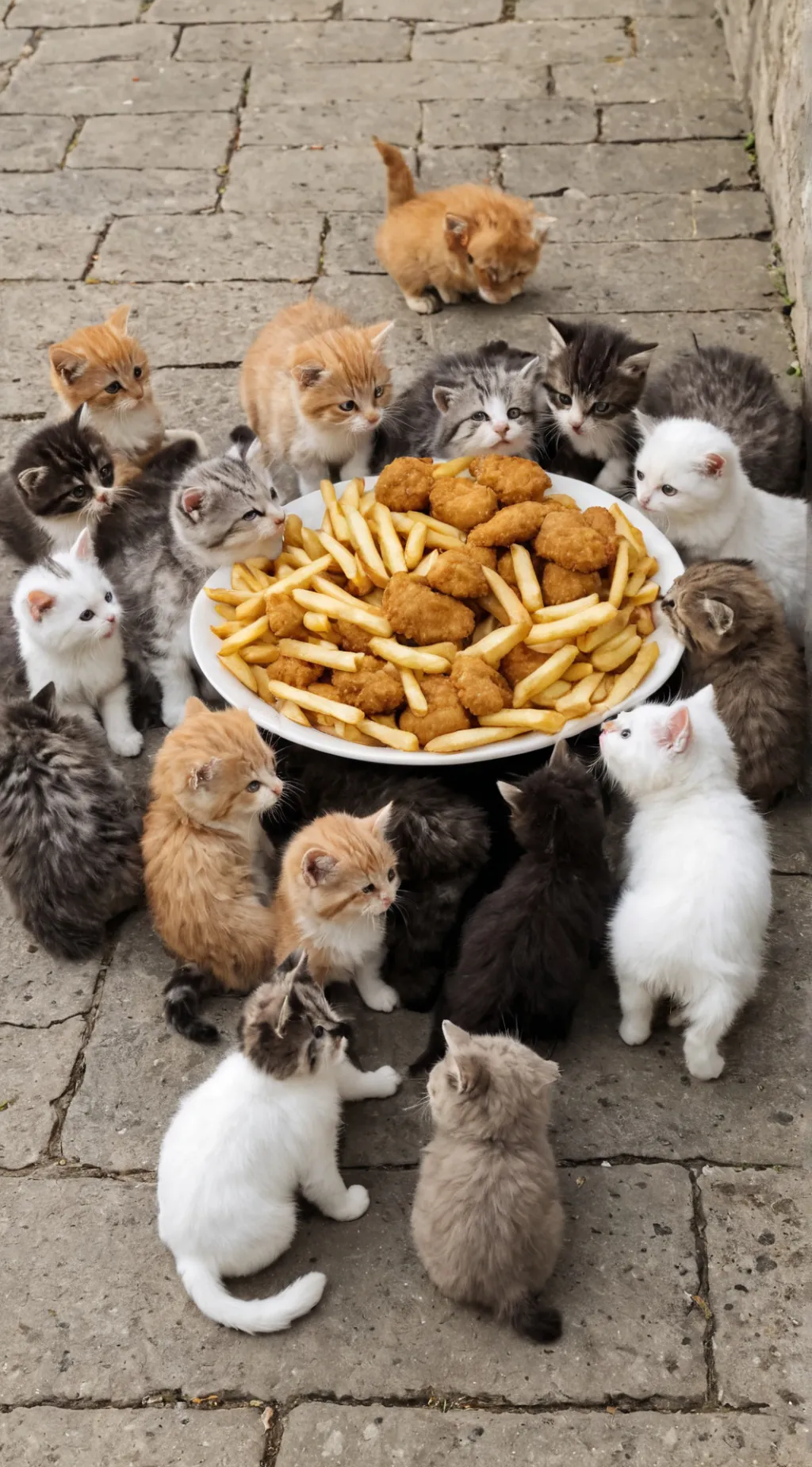 ai character: MCD kittens background